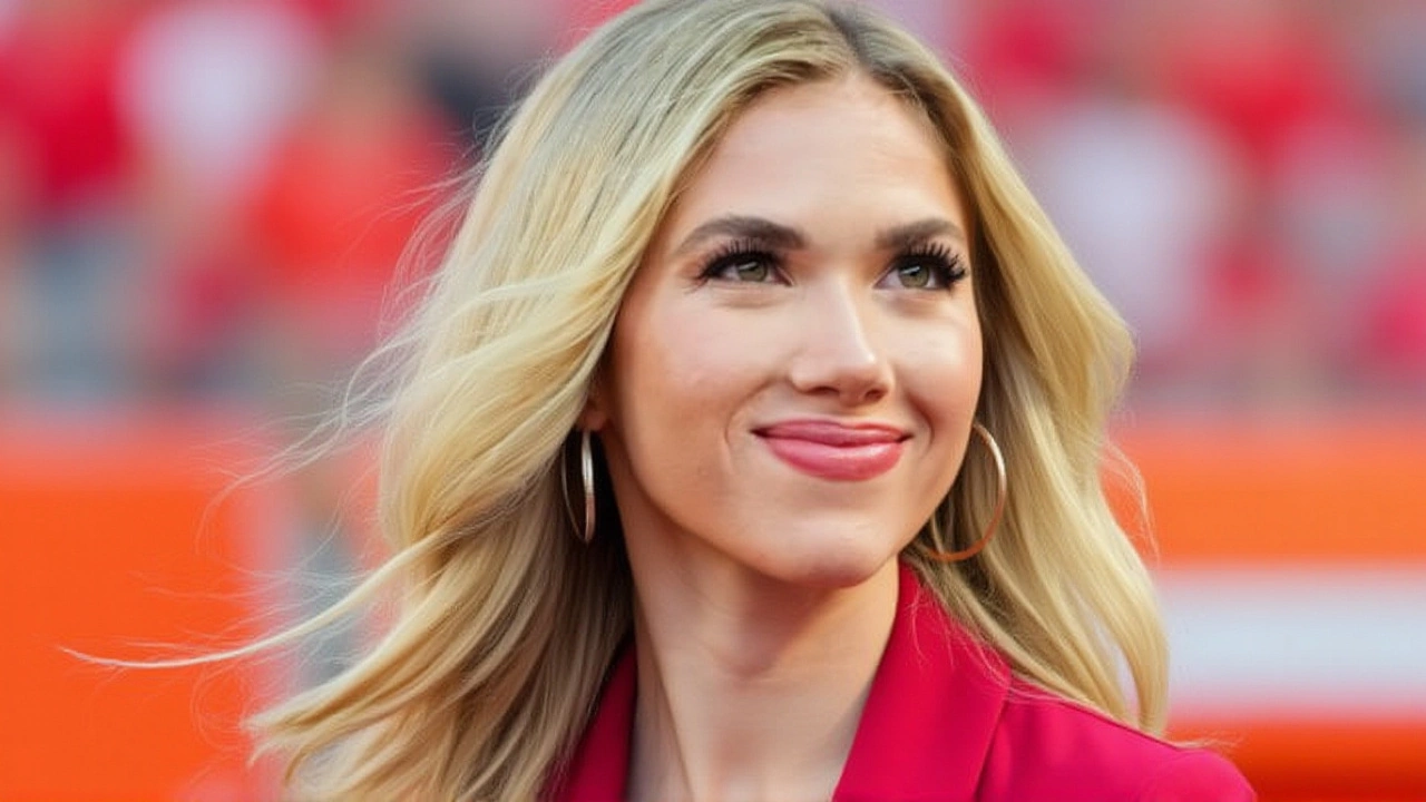 Gracie Hunt Turns Heads in All‑Red Outfit at Chiefs‑Jaguars Game