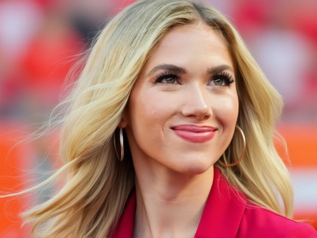 Gracie Hunt Turns Heads in All‑Red Outfit at Chiefs‑Jaguars Game